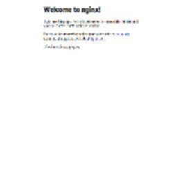 Welcome to nginx!